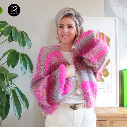 Breipakket – MYPZ kort Chunky Mohair vest Valentine No.15 (ENG-NL)