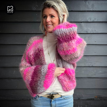 Breipakket – MYPZ kort Chunky Mohair vest Valentine No.15 (ENG-NL)