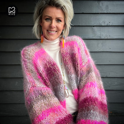 Breipakket – MYPZ kort Chunky Mohair vest Valentine No.15 (ENG-NL)