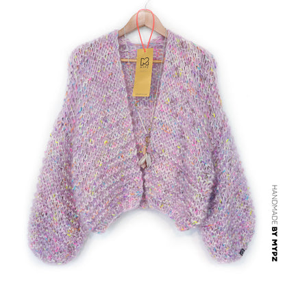 Breipakket – MYPZ kort Chunky Mohair-Merino vest Confetti Nights No.15 (ENG-NL-DE)