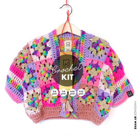 Haakpakket - Flowergranny vestje Maia voor kinderen