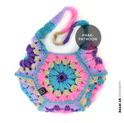 Haakpatroon - MYPZ hexagon tas Pacha (ENG-NL-DE-ES)