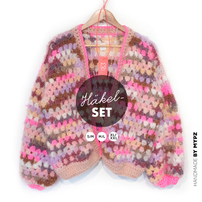 Haakpakket - MYPZ Mohair vest Pastel Bloom (ENG-NL-DE)