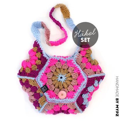 Haakpakket - MYPZ hexagon tas Everly (ENG-NL-DE)