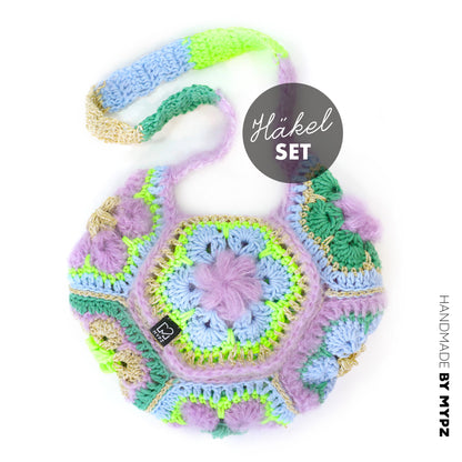 Haakpakket - MYPZ hexagon tas Cocktail (ENG-NL-DE)
