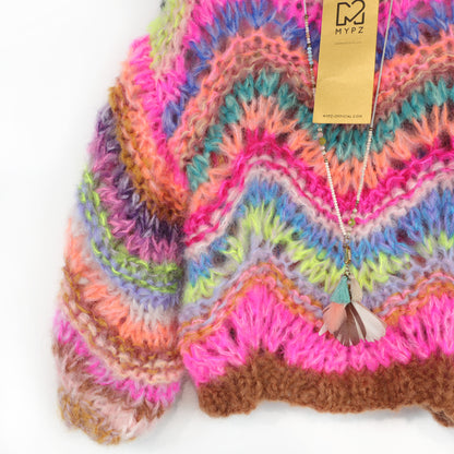 Breipatroon – MYPZ Chunky Mohair KIDS Pullover Wave No12 (ENG-NL-DE)