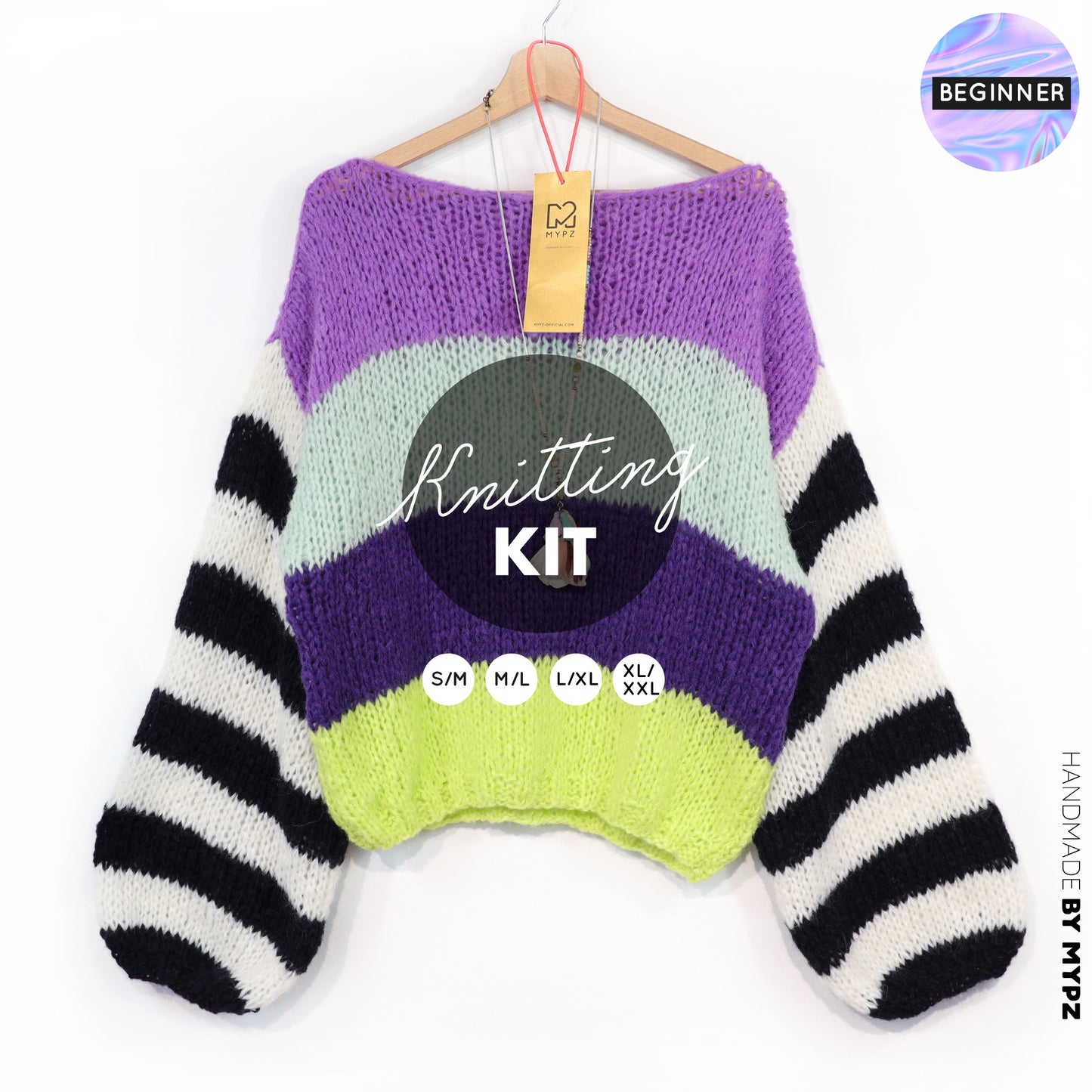 Knitting Kit – MYPZ  Light Alpaca Pullover Cloud Kiss No10 (ENG-NL-DE)