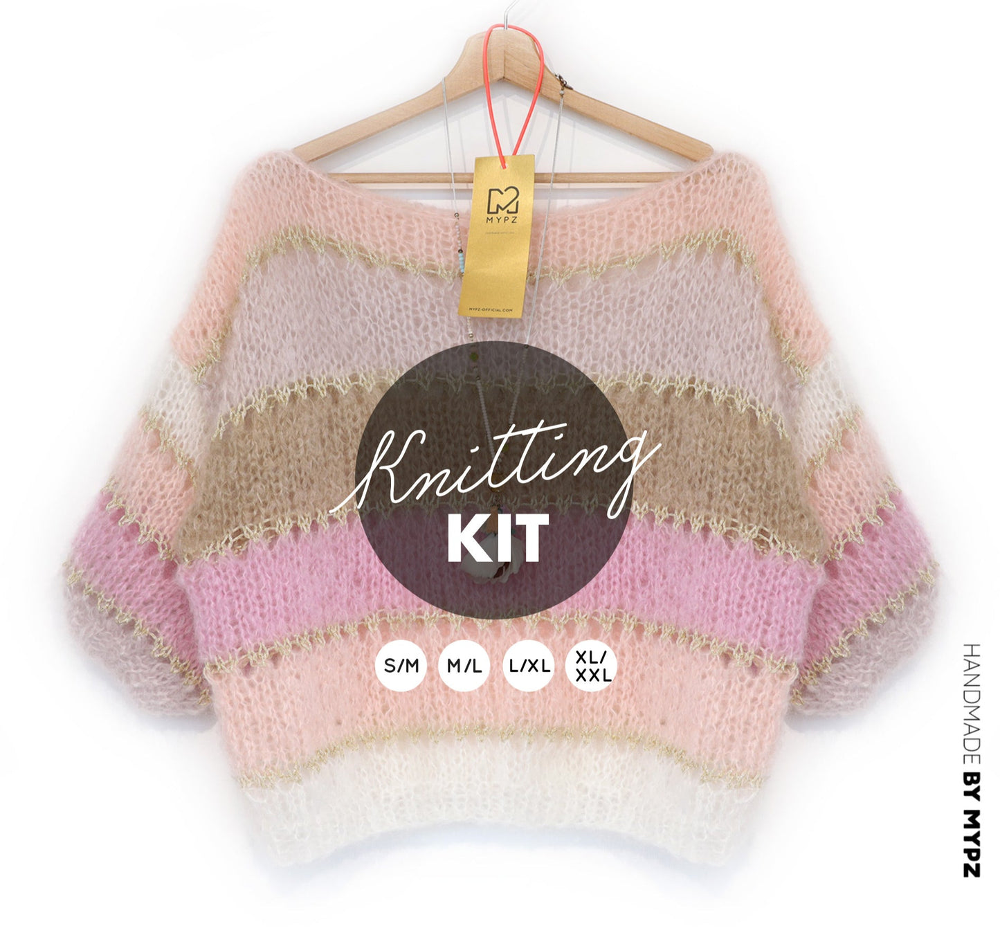 Breipakket – MYPZ Light Mohair top Beige No10 (ENG-NL-DE)