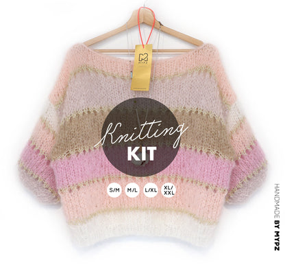 Breipakket – MYPZ Light Mohair top Beige No10 (ENG-NL-DE)