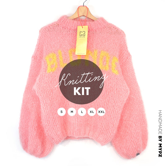 Breipakket – MYPZ Light Mohair trui Blonde No8 (ENG-DE-NL)