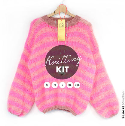 Breipakket– MYPZ Light Mohair Pullover Sweet Bubblegum No8 (ENG-DE-NL)
