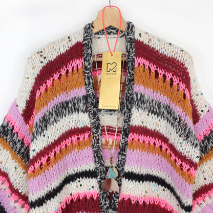 Knitting kit – MYPZ Light Alpaca Cardigan Twinkle Berry No10 (ENG-NL-DE)