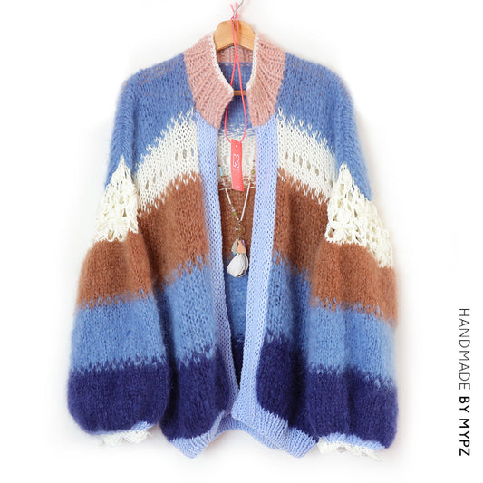 MYPZ Light Mohair Vest Blue Pop No.9