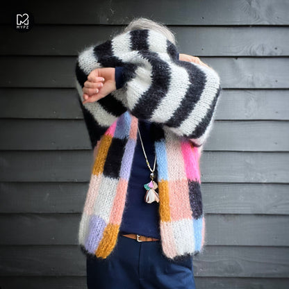 Breipakket – MYPZ Light Mohair vest Fuzzy No10 (ENG-NL)