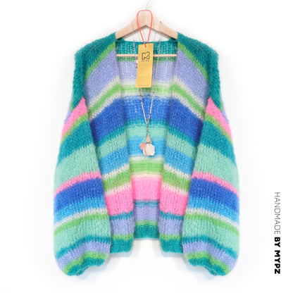 Knitting kit – MYPZ Basic Light Mohair Cardigan Shamrock No10 (ENG-NL-DE)
