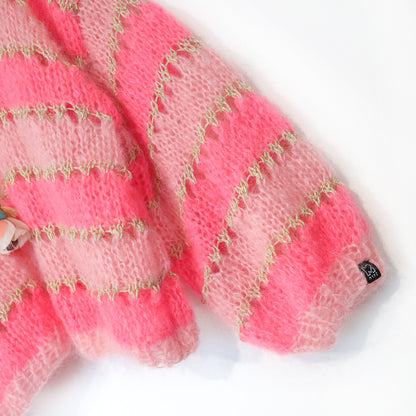 Knit pattern – MYPZ Short Light Mohair Cardigan Summerflow No10 (ENG-NL-DE)