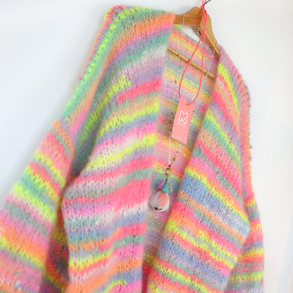 Knitting kit – MYPZ Light Mohair Cardigan Valentina No10 (ENG-NL)
