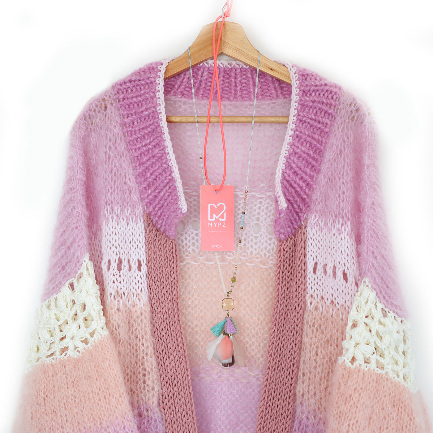 Knit pattern – MYPZ Light Mohair Cardigan Sugar Pop No.9 (ENG-NL)
