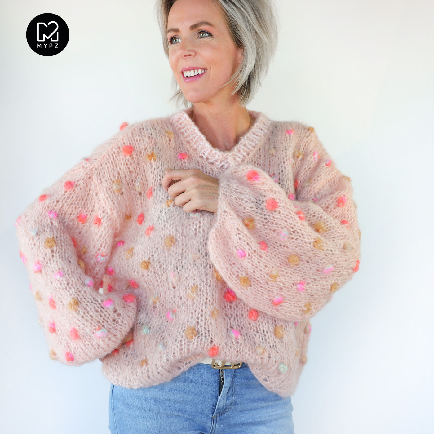 Breipakket – MYPZ Light Mohair trui Dahlia no10 (ENG-NL)