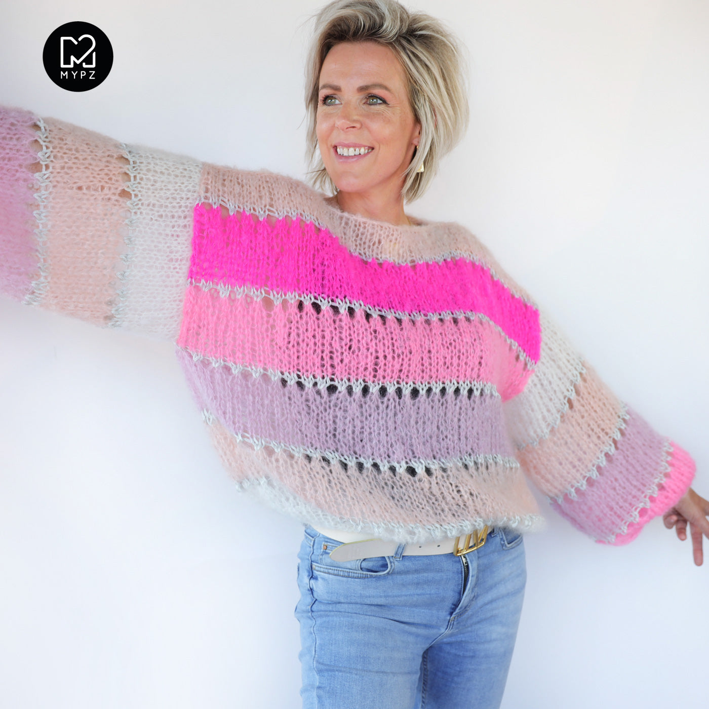 Breipakket – MYPZ Light Mohair pullover Evita No10 (ENG-NL-DE)