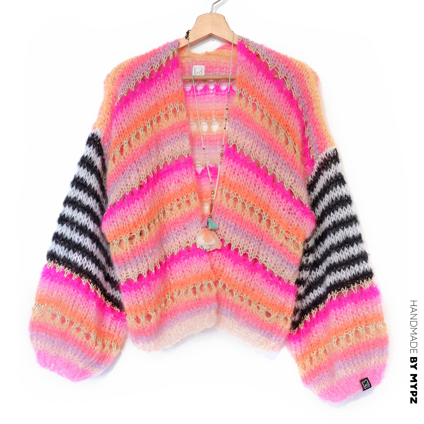 Breipakket – MYPZ Light Mohair Cardigan Pink Magic No10 (ENG-NL-DE)