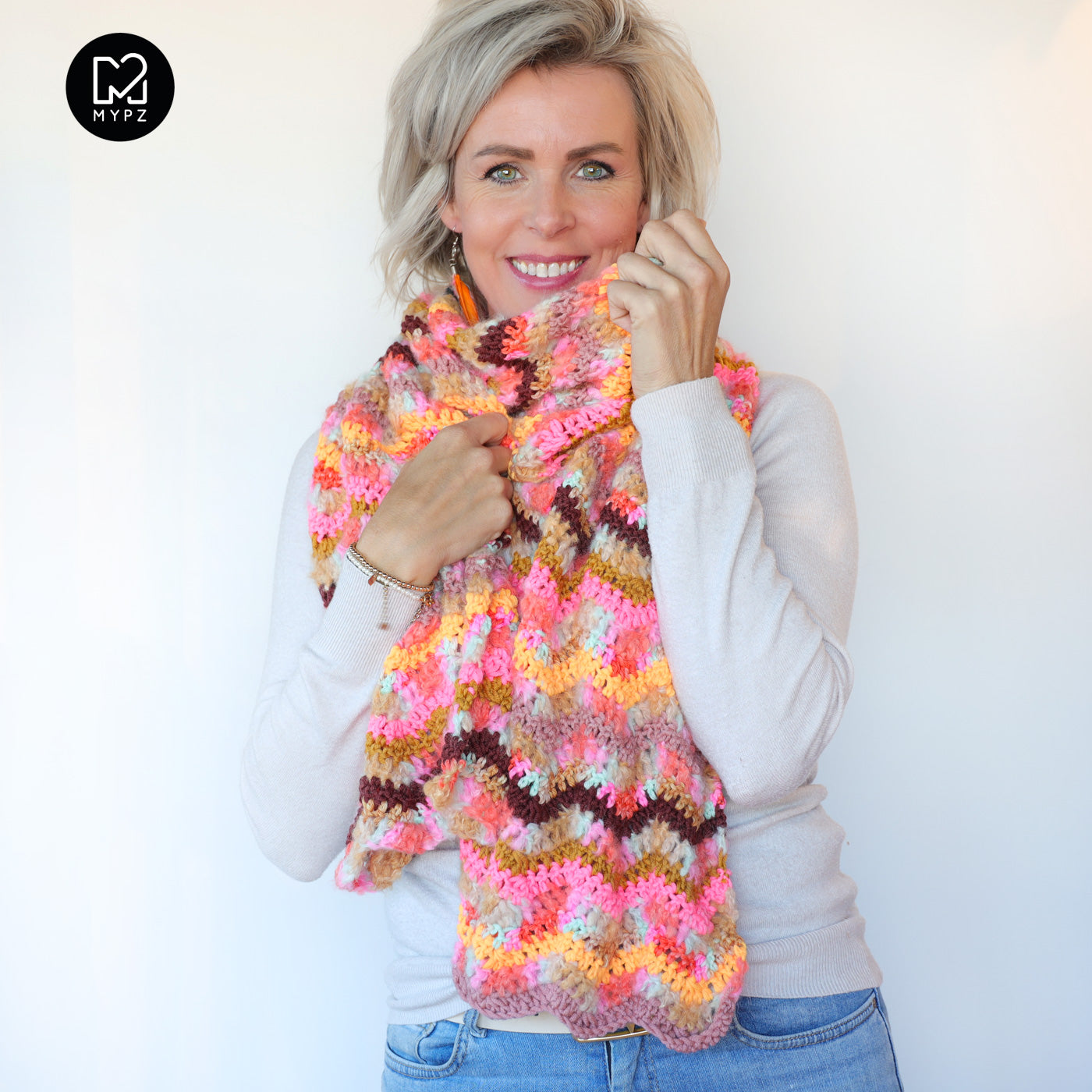 Crochet pattern – MYPZ scarf Venice (ENG-NL)