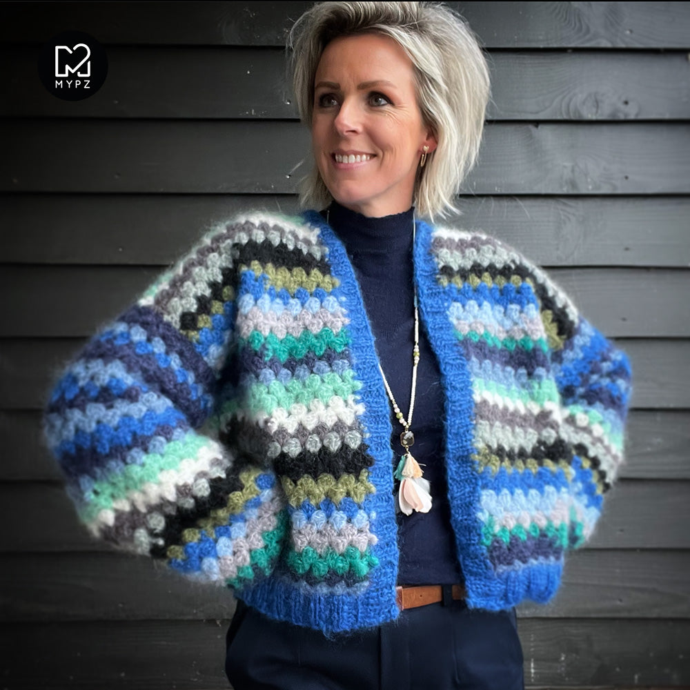 Short crochet outlet cardigan