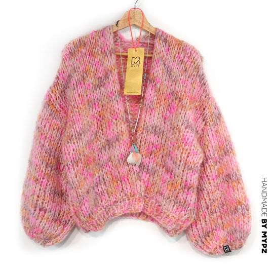 Breipakket - MYPZ kort chunky vest van alpaca-mohair Pecan Dream nr.15 (ENG-DE-NL-ES-FR-IT-DA-SV-NO)