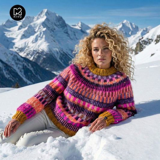 Breipakket – MYPZ top-down sweater Boho Firefly No6 (ENG-NL-DE)