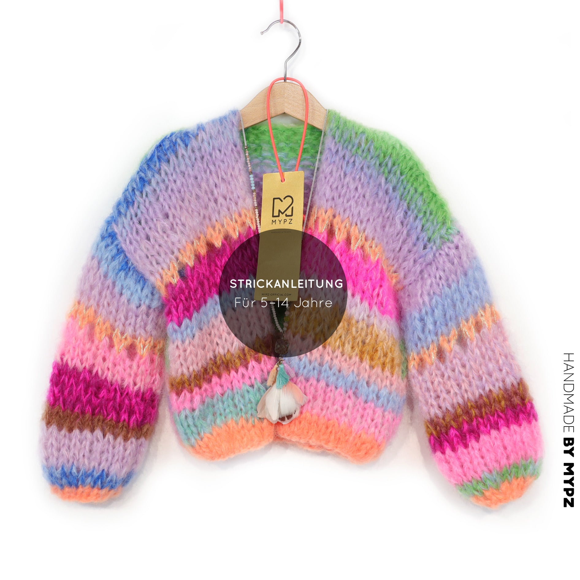 Knit pattern – MYPZ Chunky Mohair Cardigan GIRLZ No12 (ENG-NL-DE