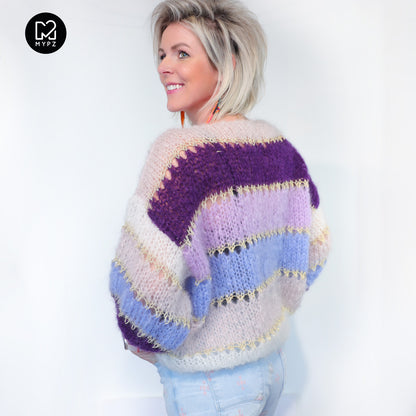 Light Mohair Purple top