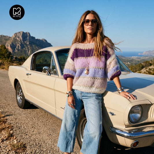 Breipakket – MYPZ Light Mohair top Purple No10 (ENG-NL-DE)