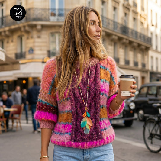 Breipakket – MYPZ  Light Alpaca Mohair Top Wildberry No10 (ENG-NL-DE)