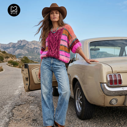 Breipatroon – MYPZ  Light Alpaca Mohair Top Wildberry No10 (ENG-NL-DE)