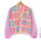 Haakpakket - MYPZ Granny square Mohair vest Marshmallow (ENG-NL-DE)