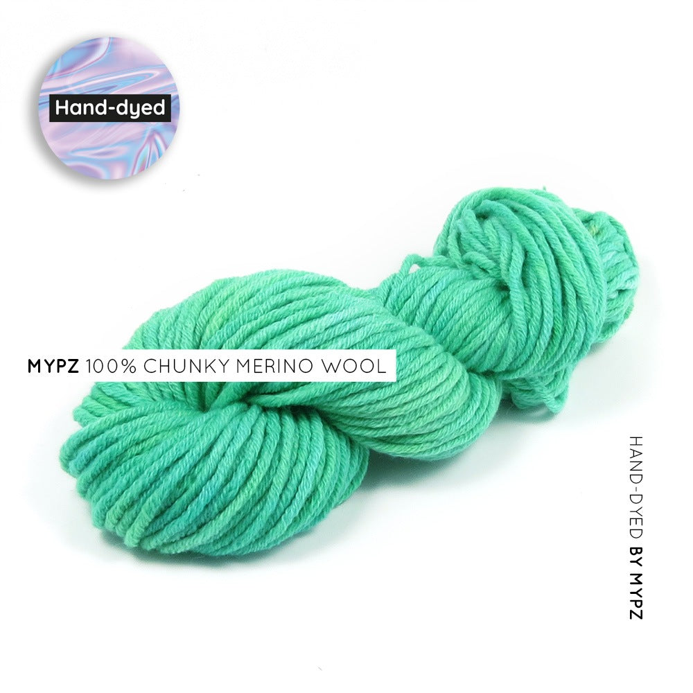 MYPZ 100 chunky Merino wool Grass Green