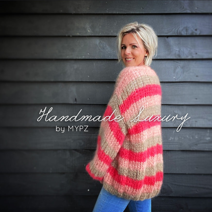 Knitting Kit – MYPZ Chunky Mohair Cardigan Juliëtte No.15 (ENG-NL)