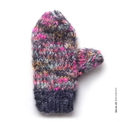 MYPZ Chunky kidmohair DK – handgeverfd Chalk Black