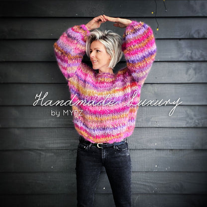 MYPZ Chunky Mohair Pullover Ibiza No15