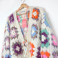 Crochet pattern - MYPZ Granny square bomber cardigan Off White (ENG-NL-DE-ES)