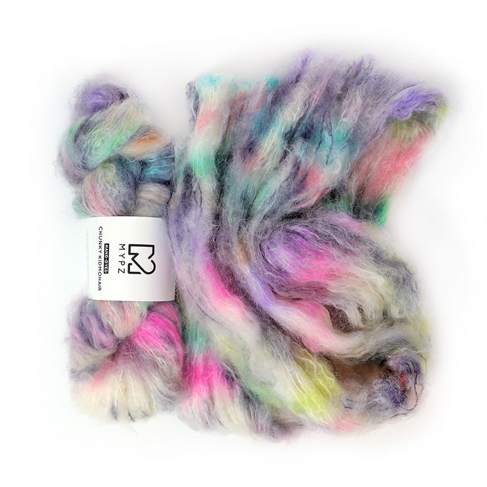 MYPZ Chunky kidmohair – hand-dyed Fusion