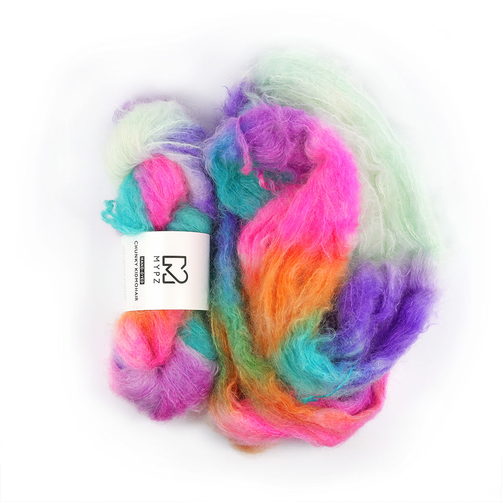 MYPZ Chunky kidmohair – hand-dyed Ibiza