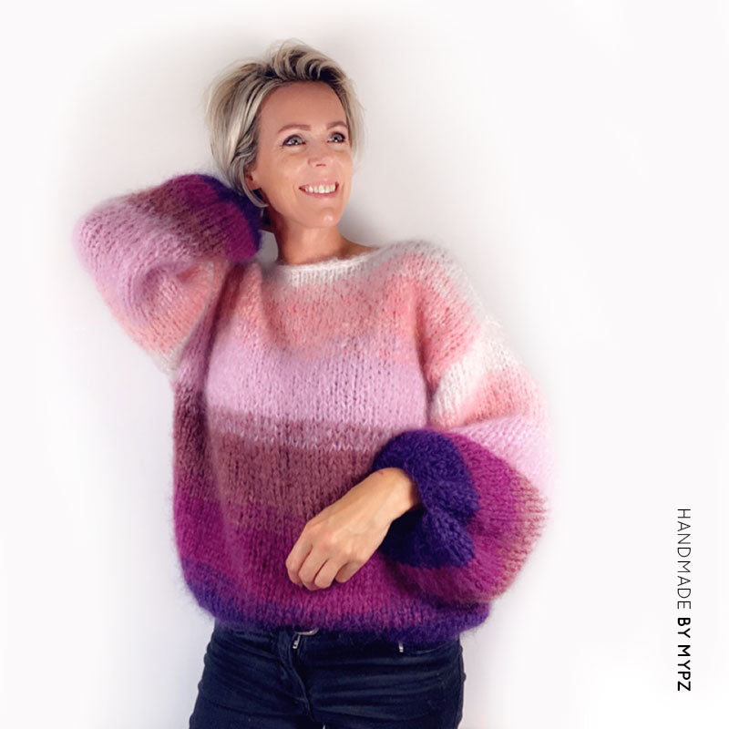 MYPZ striped mohair pullover jolie