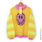 MYPZ Light mohair pullover Smiley Yellow