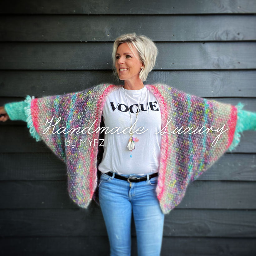 Pink hotsell loopy cardigan