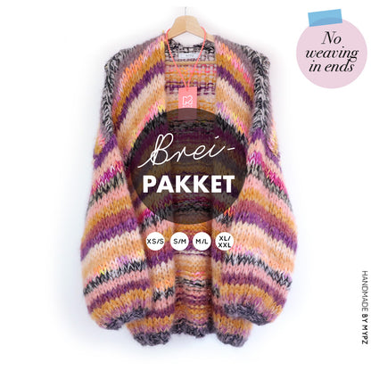 Breipakket – MYPZ Chunky Mohair Vest Golden Brown No.15 (ENG-NL)