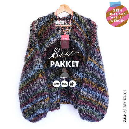 Breipakket – MYPZ kort Chunky Mohair vest Florine No.15 (ENG-NL)