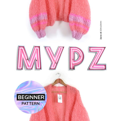 Breipakket – MYPZ kort Basic Chunky bernadette vest No.15 – Beginner (ENG-NL)