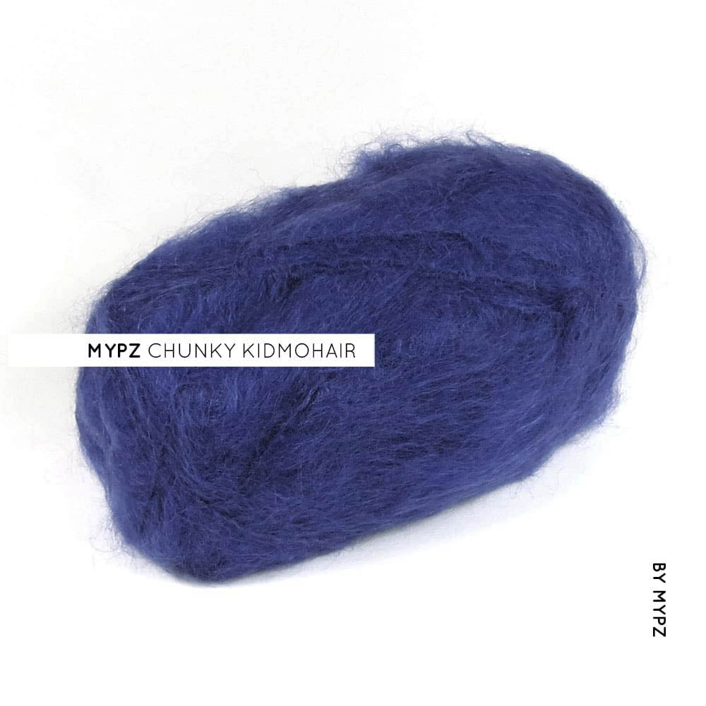 MYPZ chunky kidmohair RAW dark blue