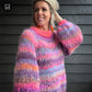MYPZ Chunky top-down mohair pullover Majestic No.15